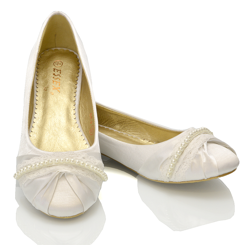 wedding flat pumps